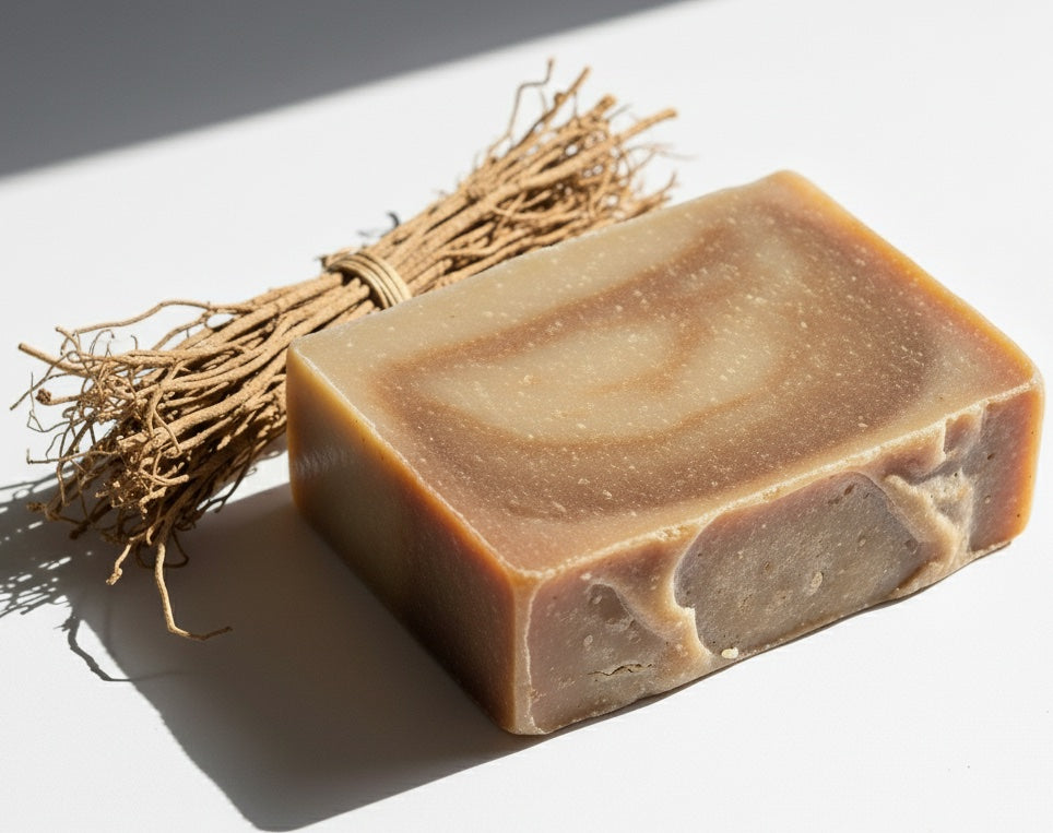 Organic Vetiver Root Handmade Soap